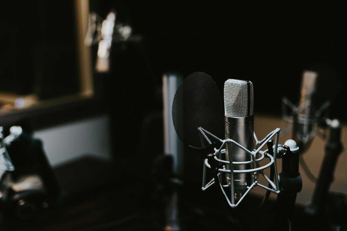 Microphone close-up